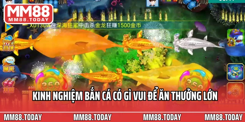Kinh nghiệm bắn cá có gì vui để ăn thưởng lớn